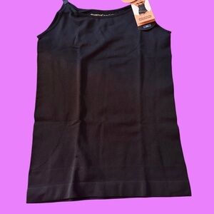 NWT Women’s All Day Everyday Scoop Neck Cami Black Size Large